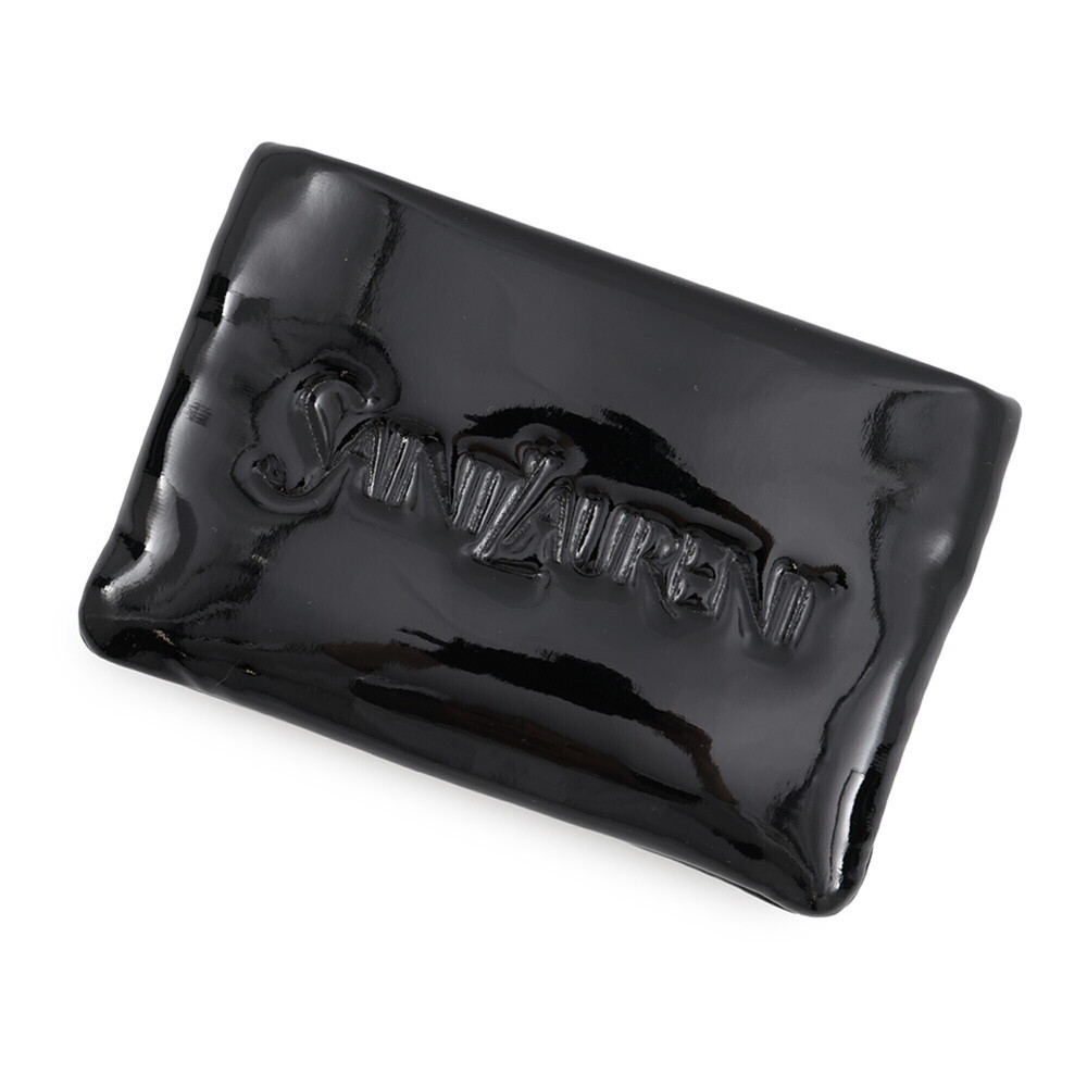 Yves Saint Laurent Saint Laurent Paris Wallet/Coin Case Puffy Patent 777889 S...
